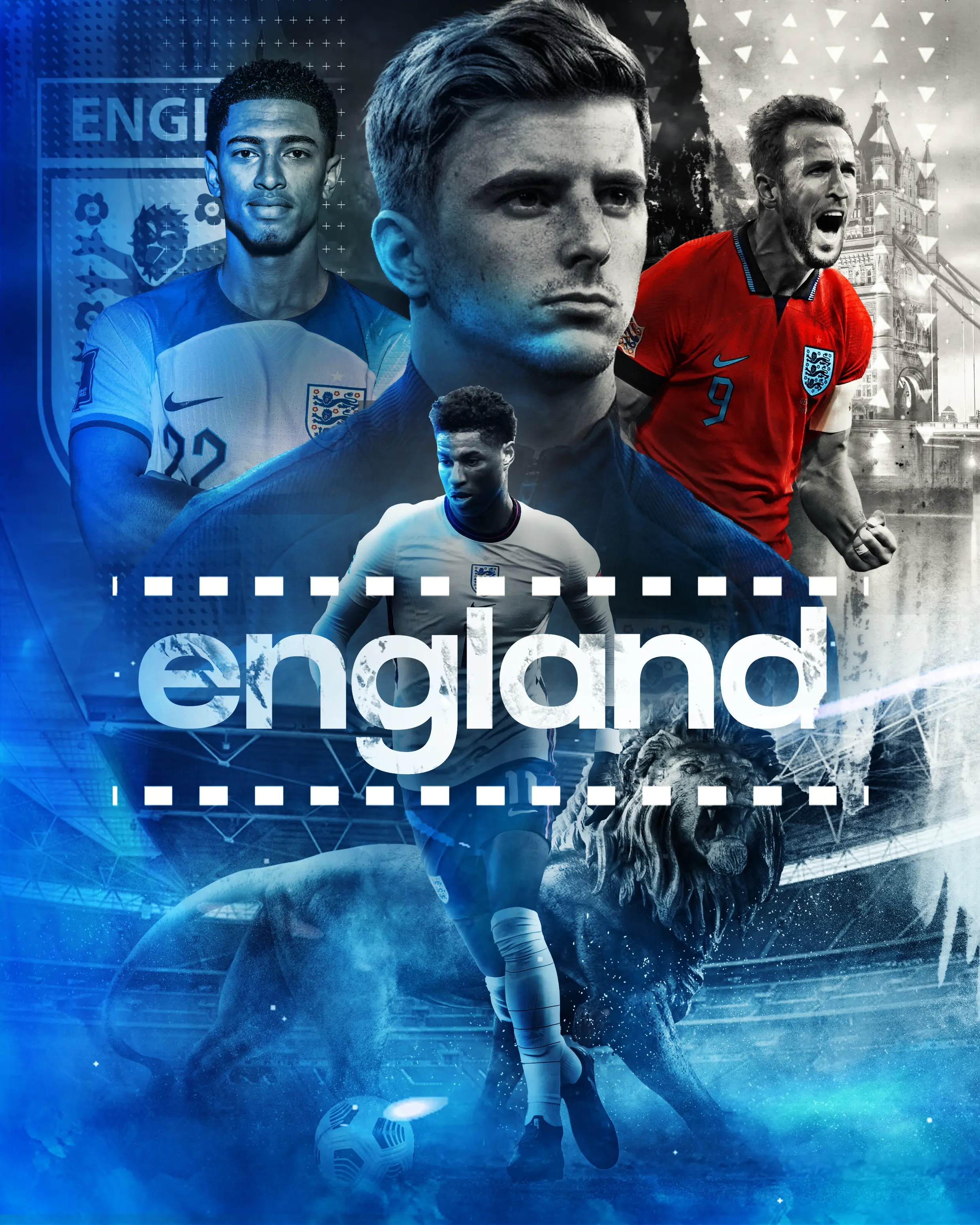 England national football team poster